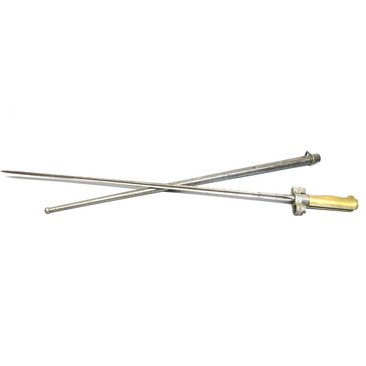 Baïonnette originale modele 1915  du fusil Lebel avec fourreau numero 78378