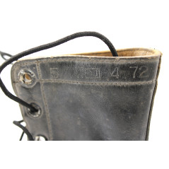 Bottes de combat originale US Vietnam taille 5W datée 1972