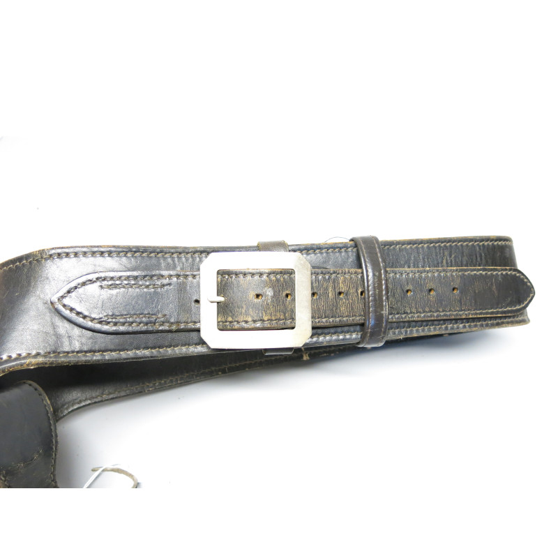 Etui cuir revolver poudre noire type western ref et 499