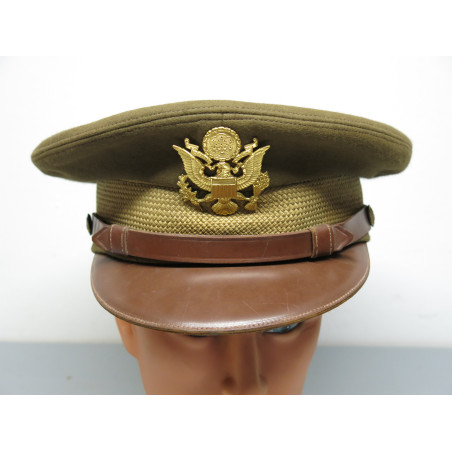 Belle casquette originale officier US ww2 ref ca 4778