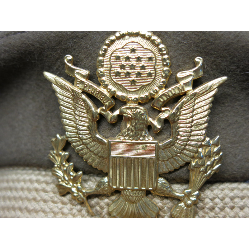 Belle casquette originale officier US ww2 ref ca 4778