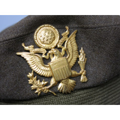 Superbe casquette originale officier US ww2 ref ca 4665