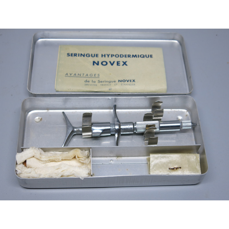 Seringue Hypodermique NOVEX armée Francaise ref 44  