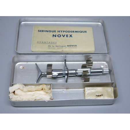 Seringue Hypodermique NOVEX armée Francaise ref 44