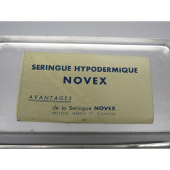 Seringue Hypodermique NOVEX armée Francaise ref 44