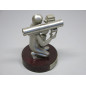 Figurine en etain  avec plaque missile ERYX Aerospatiale 