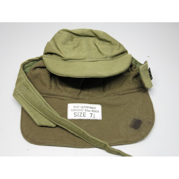 Casquette de pont originale US navy 39/45 ref 336