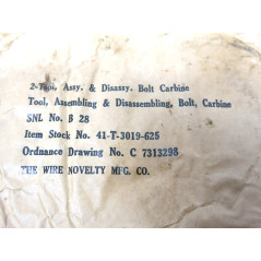 Emballage original de l'outil de démontage de culasse carabine USM1  