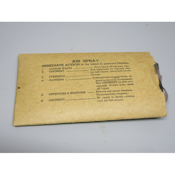 Paquet de lunettes 1944 Eyeshield M1 US anti gaz  ww2 ref 