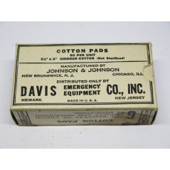 Boite coton pads pour liquide vesicant US ref 33