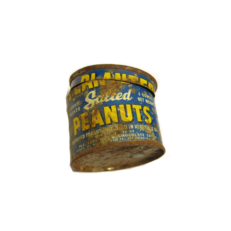 Boite vide avec couvercle Peanuts US ww2 ref 666 