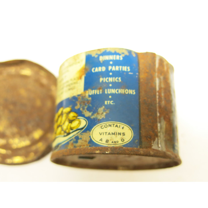 Boite vide avec couvercle Peanuts US ww2 ref 666 