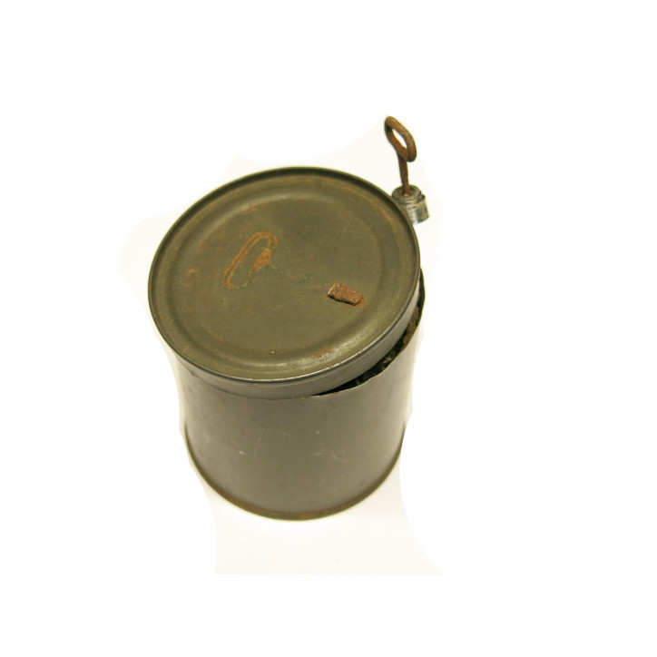 Boite  avec couvercle biscuit US ww2 ref 888 