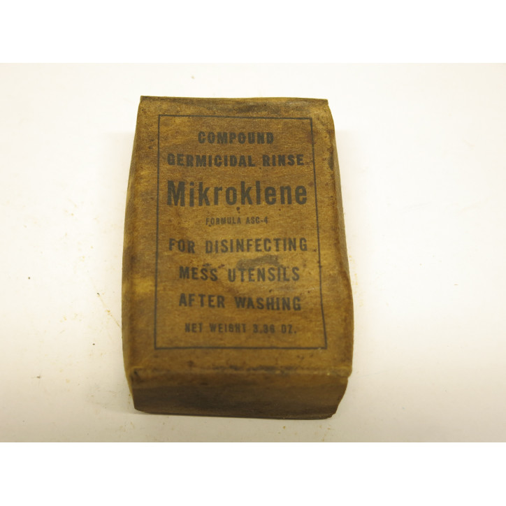 Paquet desinfectant Mikrolene US ww2  ref 444 