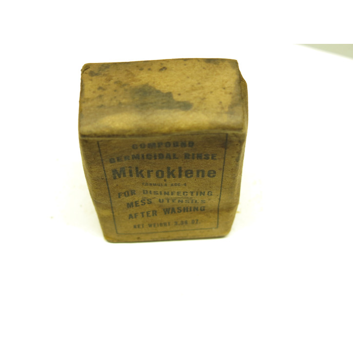 Paquet desinfectant Mikrolene US ww2  ref 444 