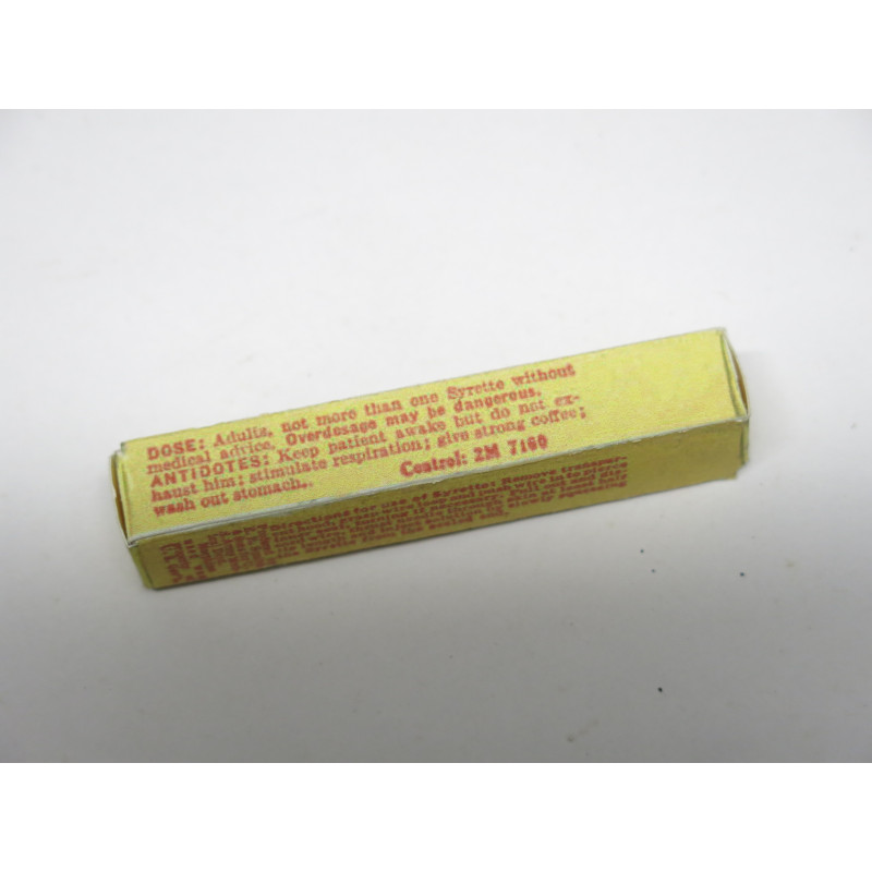 Boite vide pour syrette de morphine US ww2 repro  ref 16