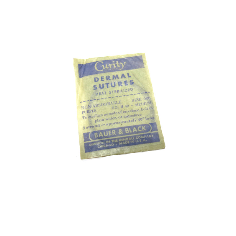 Dermal sutures US medical WW2 ref 100 
