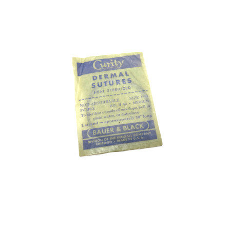 Dermal sutures US medical WW2 ref 100