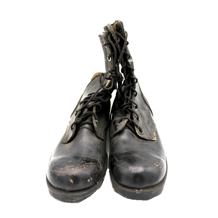 Bottes de combat originales US Vietnam taille 7 1/2 R datée 1972