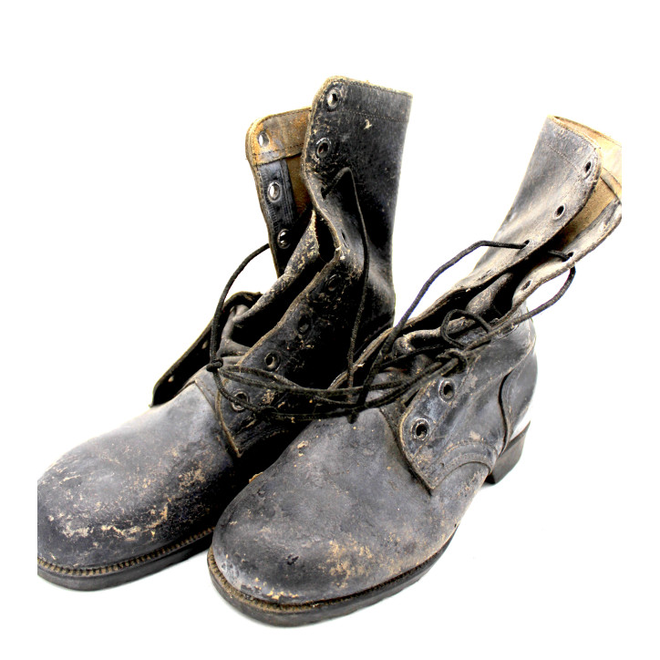 Bottes de combat originales US Vietnam taille 6W
