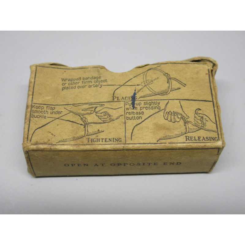 Tourniquet avec boite US army  ww 2  ref 22