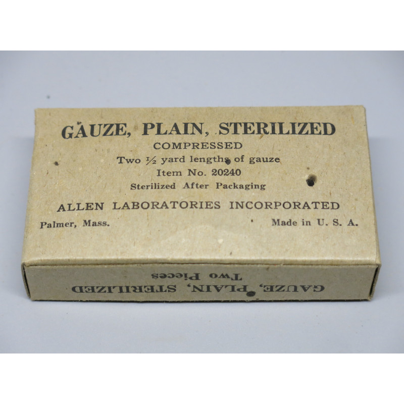 Pansement US ww2 gauze plain ref 28