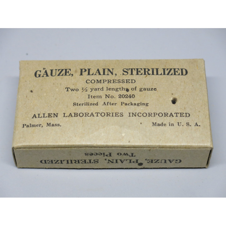 Pansement US ww2 gauze plain ref 28