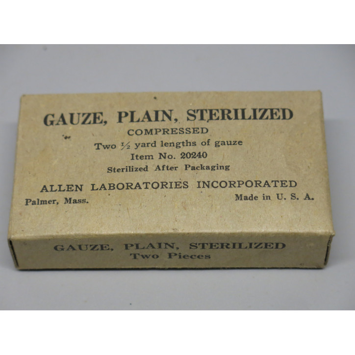 Pansement US ww2 gauze plain ref 28