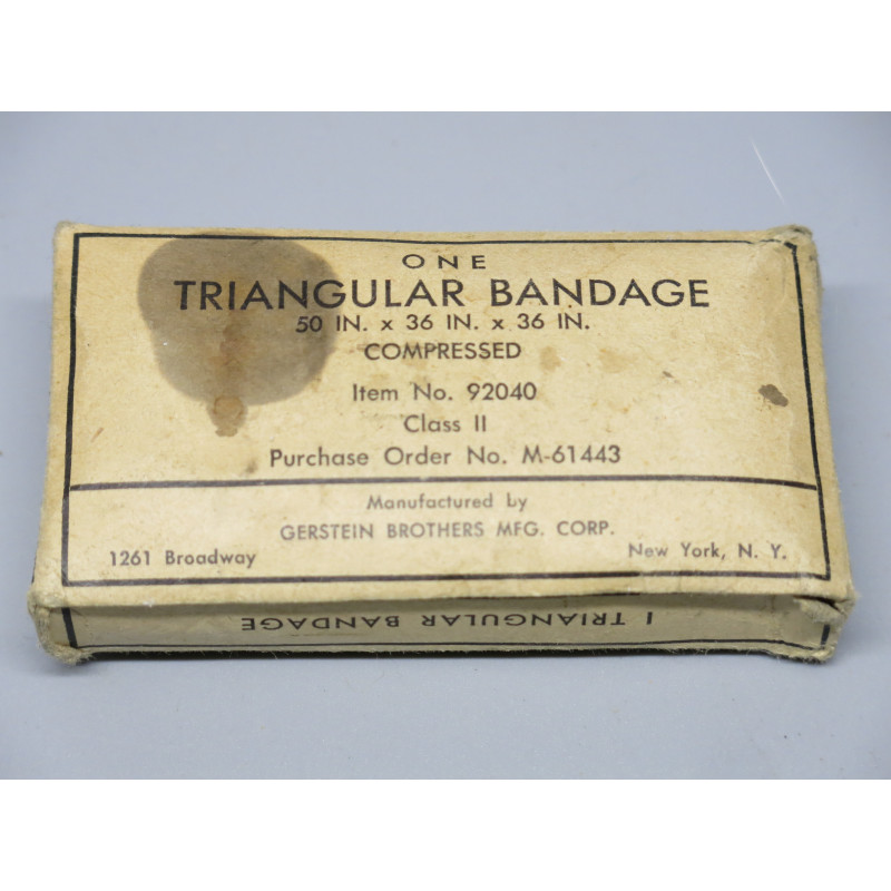 Bandage triangular US ww2 red 38 