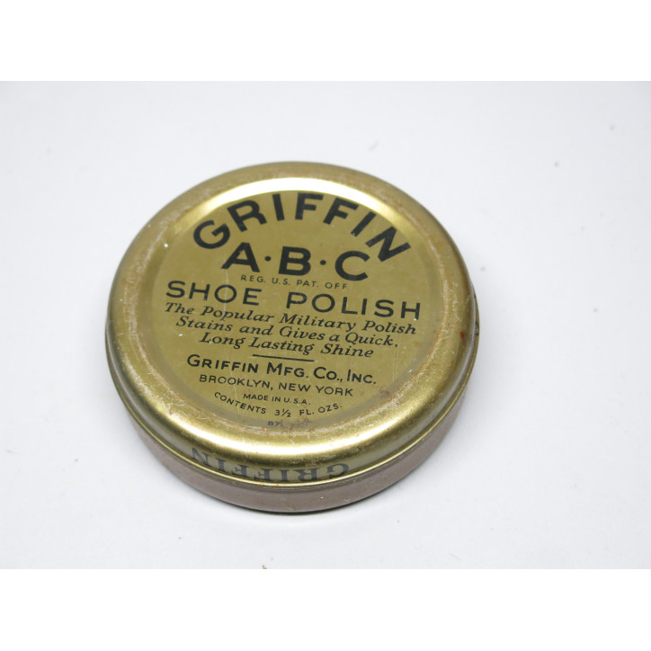 Boite cirage US Griffin ABC  ww2  ref 80