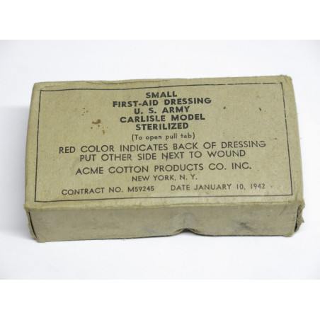 Pansement original Carlisle 1942   US ww2 ref 60