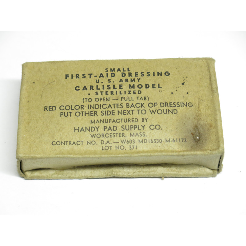 Pansement original Handy pad US ww2 ref 100
