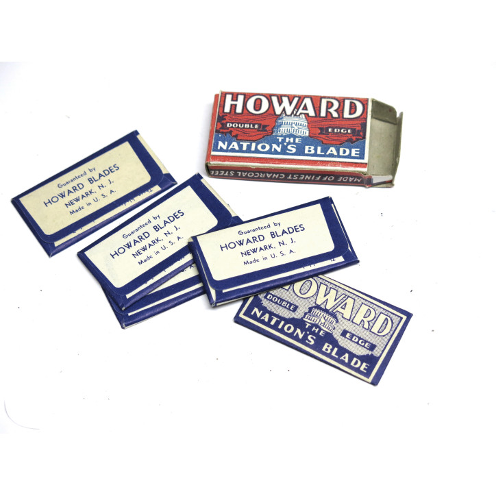 Paquet de lame de rasoir US HOWARD  original ww2 ref 160