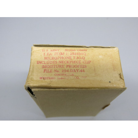 Boite vide pour Microphone US 1944 ref 877