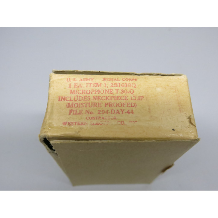 Boite vide pour Microphone US 1944 ref 877
