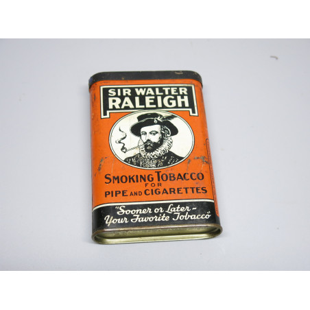 Boite vide métal tabac RALEIGH US ww2  