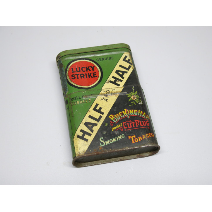 Boite vide metal tabac Lucky Strike  US ww2  ref 110
