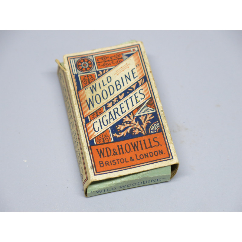 Paquet vide de 10 cigarettes Wild Woodbine  