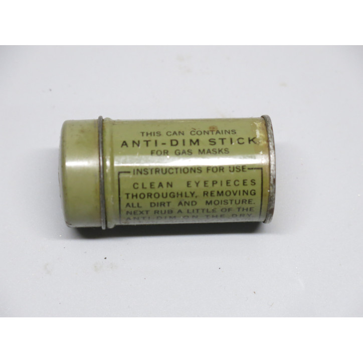 Boite métal Anti Dim gas mask US ww2 ref 80