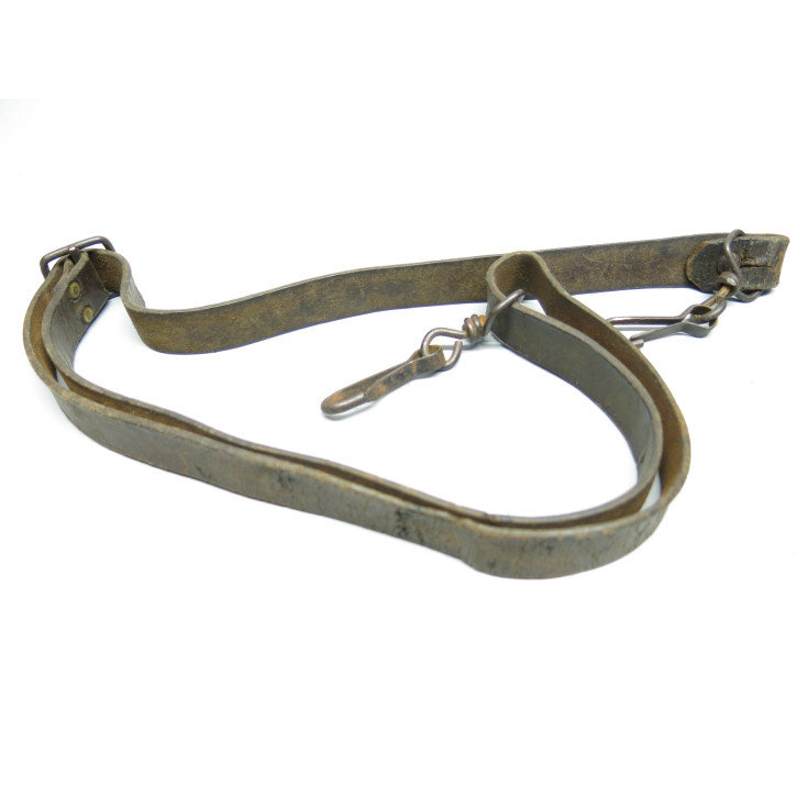 Bretelle cuir indo usagée  PM   Mat 49 ref 66