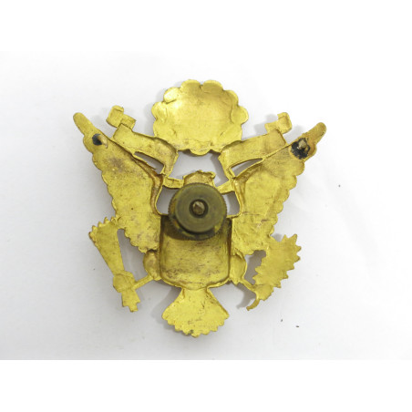 Bel aigle de casquette original officier US ww2 ref 22