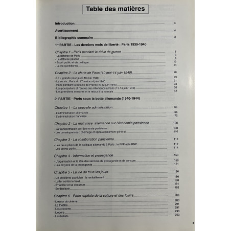 Album mémorial - Paris en guerre 1939-1944 de François de Lannoy