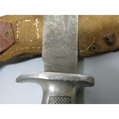 Poignard de jeune des chantiers de jeunesse 1944  avec fourreau  cuir 