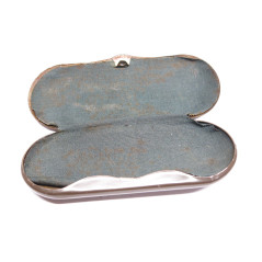 Petite boite a lunette en tole d'acier US ww2 ref 58