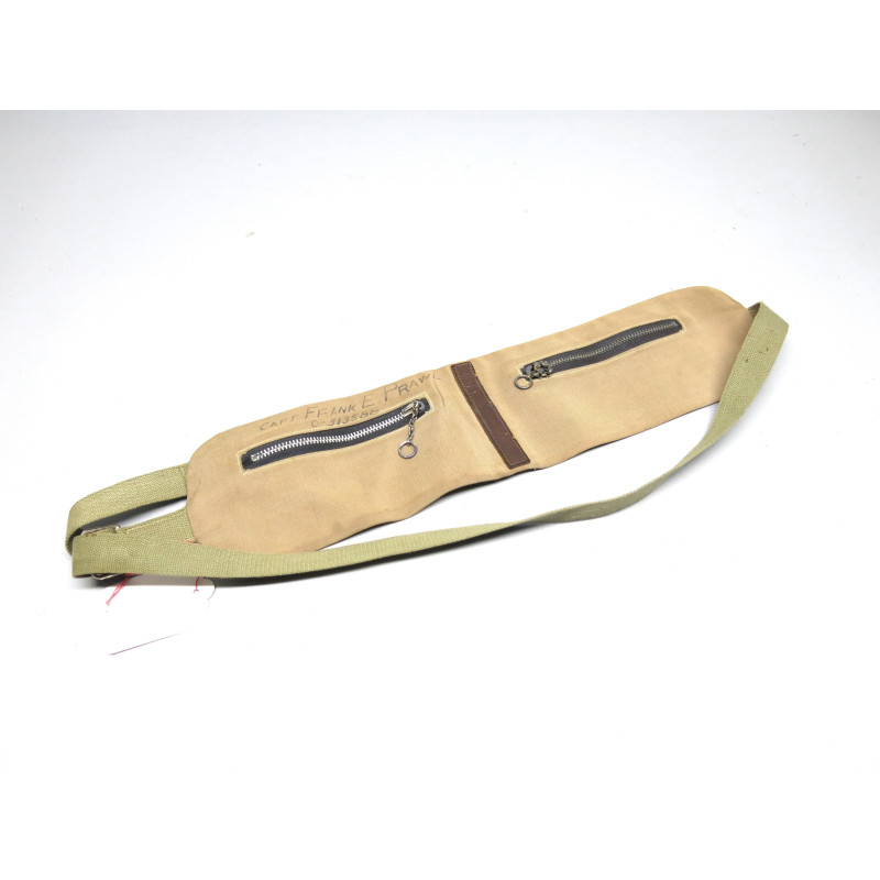 Porte billet  US 1944 original au nom de Capitaine  Frank E Prawl   