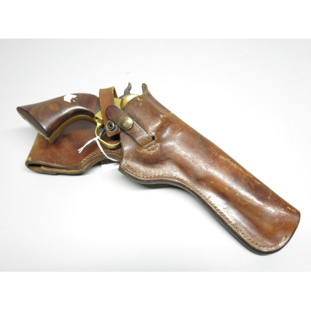 Etui cuir type western revolver ref et 88