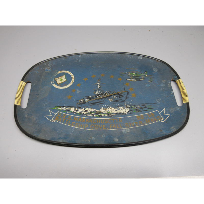 Plateau original cuirassé USS Massachusetts BB59 