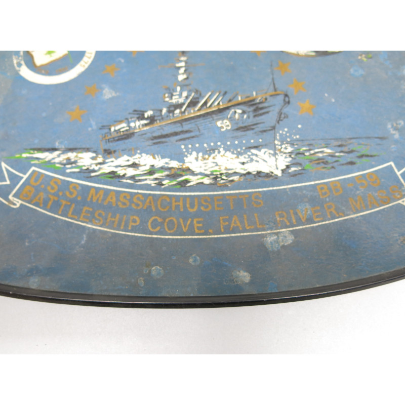 Plateau original cuirassé USS Massachusetts BB59 