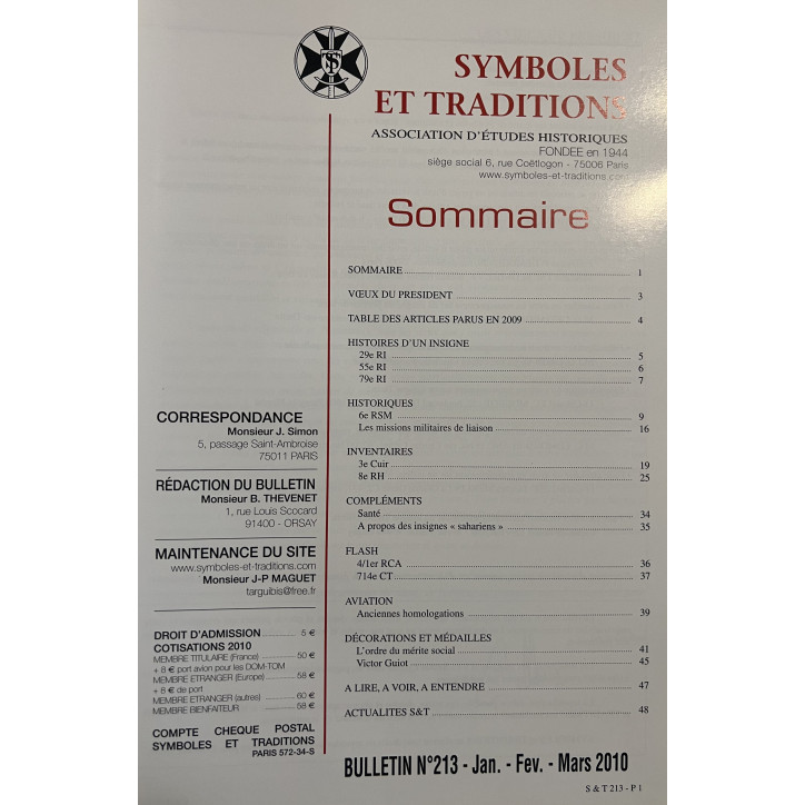Revue Symboles & Traditions 
