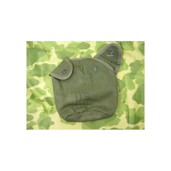 Housse de gourde coton bordée Nylon 1969 état neuve US Vietnam